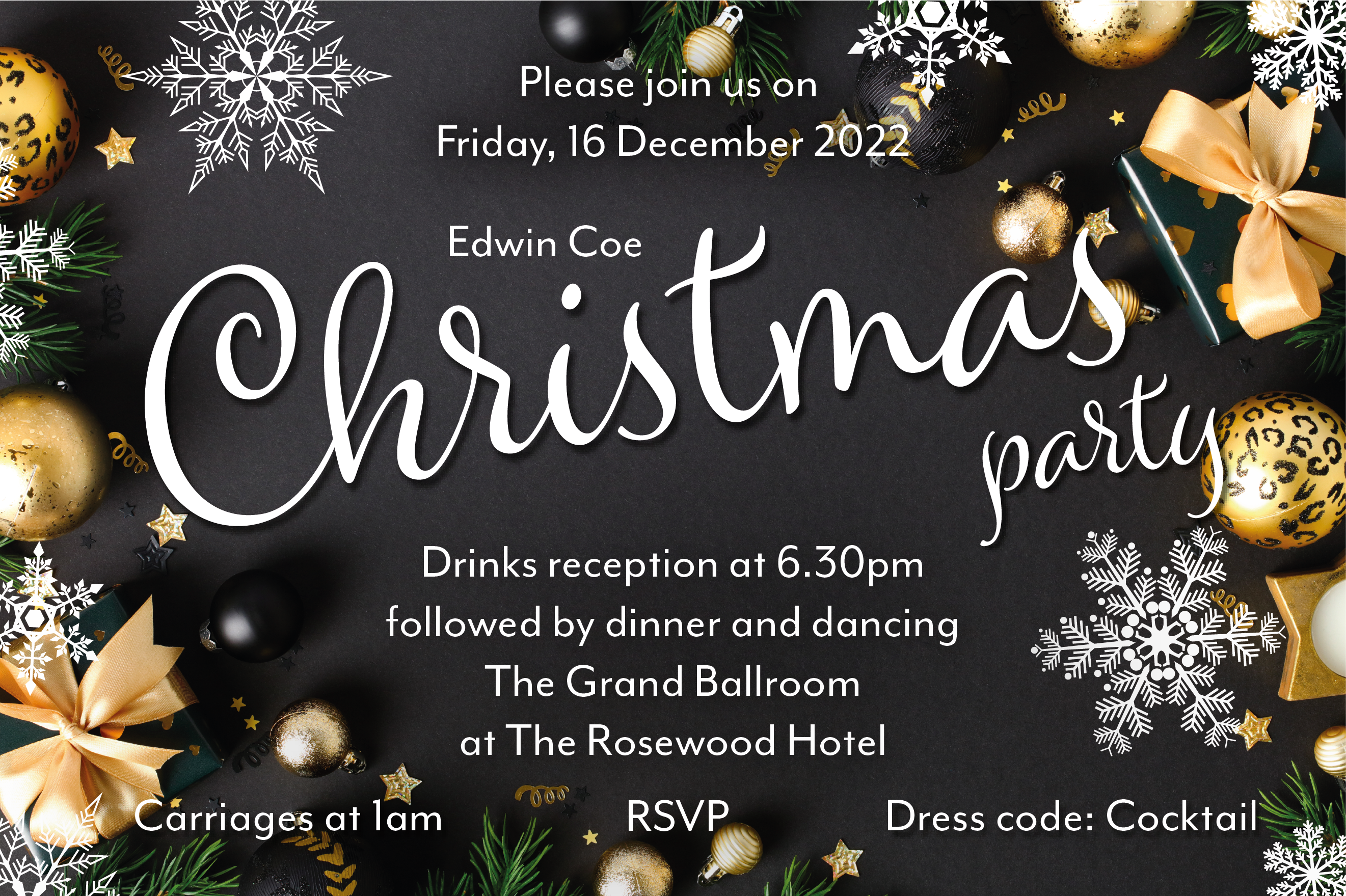 Christmas Party Invite Christmas party invite