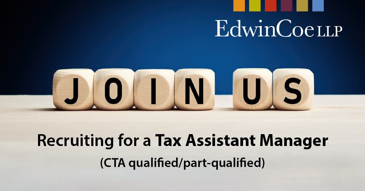 TaxAssistantManager-recruitment Recruitment ad