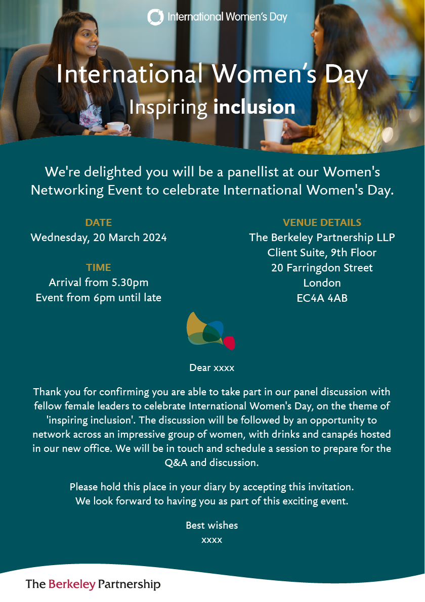 IWD invite IWD invite